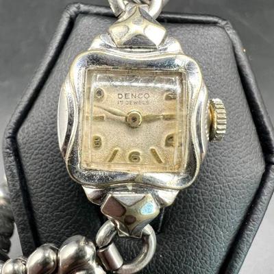 Denco 17 Jewels 10K RGP Bezel Ladies Watch
