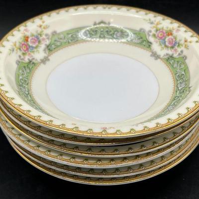 (6) Fruit Bowls Meito Asama Shape ENID Japanese Bone China
