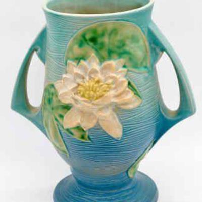 1940s Roseville Pottery Water Lily Vase
