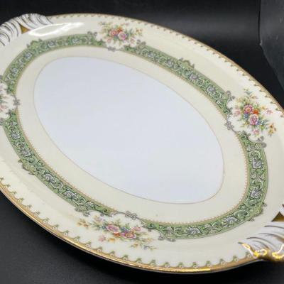 Meito Asama Shape ENID Japanese Bone China 12.75” Platter
