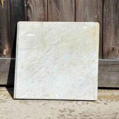 24” Marble Slab Square
