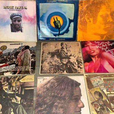 (9) Classic Rock Vinyls Feat Woodstock
