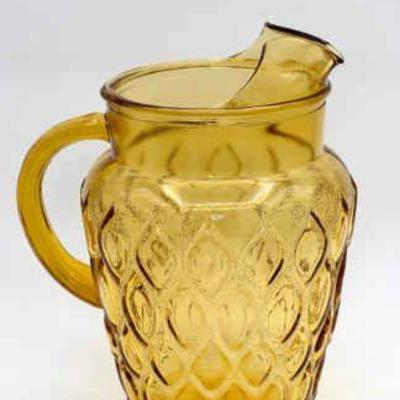 Vintage Amber Pitcher
