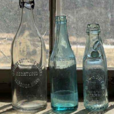 (3) Fascinating Vintage Glass Bottles
