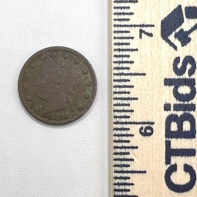 1911 Liberty V Five Cent Coin
