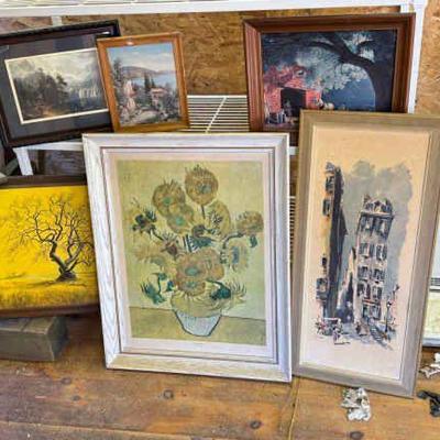 (6) Scenis Framed Prints

