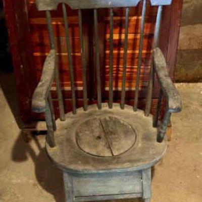 Antique Commode Chair