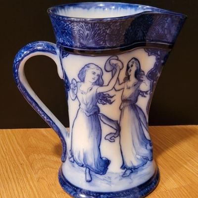 Royal Doulton Morrisian Pottery Pitcher
https://ctbids.com/estate-sale/34628/item/3898330/Royal-Doulton-Morrisian-Pottery-Pitcher