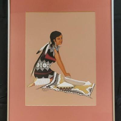 Eugene Holgate "Navaho" Original Painting...