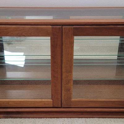 Fantastic curio cabinet that was bought locally from an Amish store in Albuquerque!...