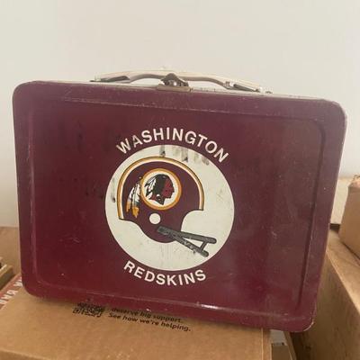 Vintage Redskins lunchbox 