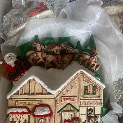Ceramic Christmas houses