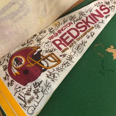 1983 Redskins pennant 