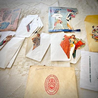 Vintage Hedy Lamar paper dolls - many vintage paper dolls from 1940s, 50s, and 60s available