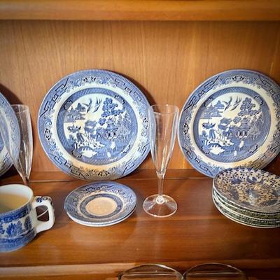Churchill "Blue Willow" china