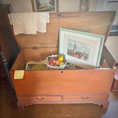 Antique blanket chest