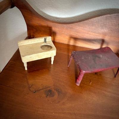 Antique doll furniture