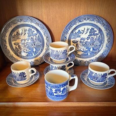 Churchill "Blue Willow" china