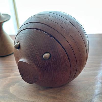 Ernst Henriksen teak puffer fisher coasters