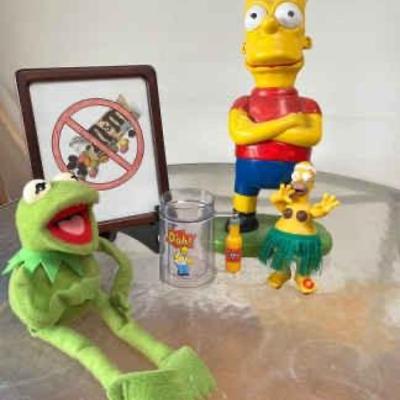 https://ctbids.com/estate-sale/34673/item/3890004/BART-Simpson-M-M-Print-Kermit