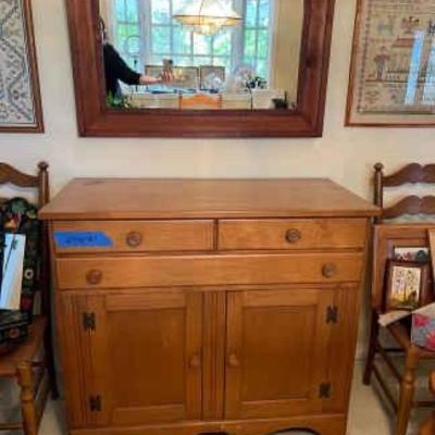 https://ctbids.com/estate-sale/34673/item/3892428/Solid-Wood-Buffet-Cabinet-And-Mirror