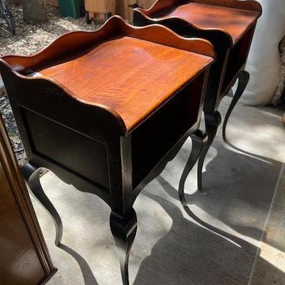 matching antique end tables