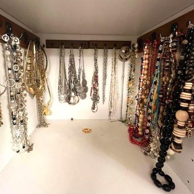 Large Costume Jewelry Necklace Collection