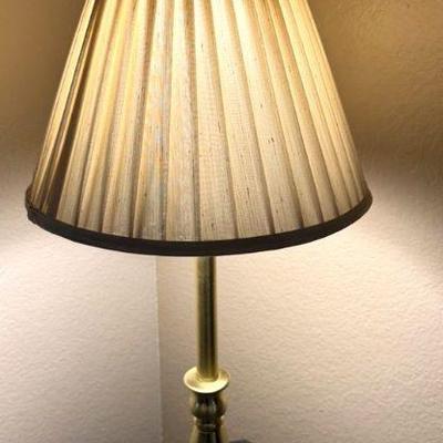 Vintage Stiffel Brass Candle Stick Lamp
