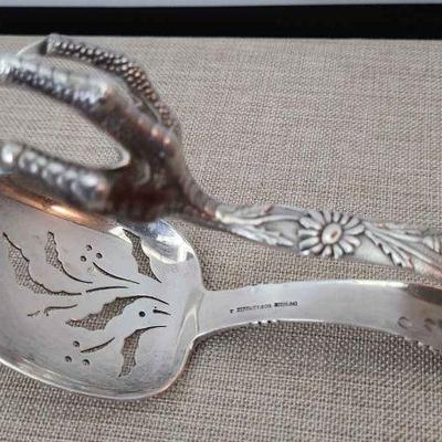 Tiffany & Co. Sterling Silver Claw Tongs