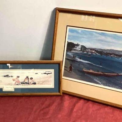 “Waikiki Afternoon" 876/1000 Signed by Patrick Doell and Signed "Shore Party “

