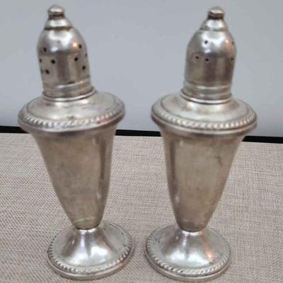 Sterling Silver Salt & Pepper Shakers

