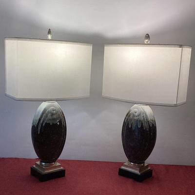 Pretty Pair Of Table Lamps
