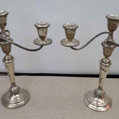 Sterling Silver Candelabras