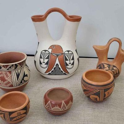 Native American Pottery Assortment