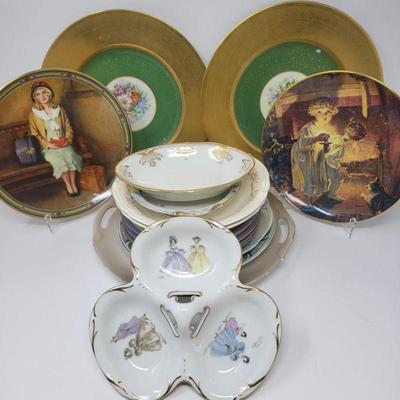 92 decorative plates and platters variety