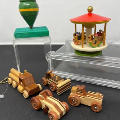 Handpainted wood toys