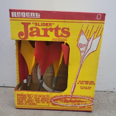 32 Original Vintage Boxed Regent Slider Jarts Lawn Darts Model 73929