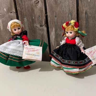 35 Poland Denmark Madame Alexander 8 inch Dolls