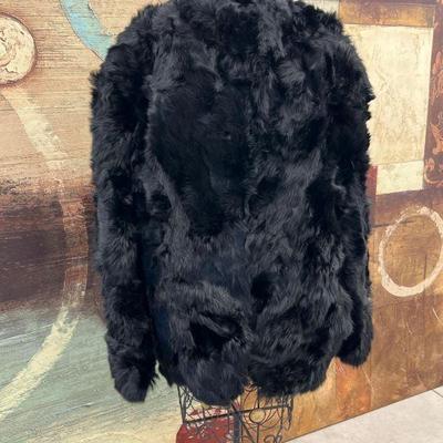 3 Sergio Valente Black Rabbit Fur Jacket