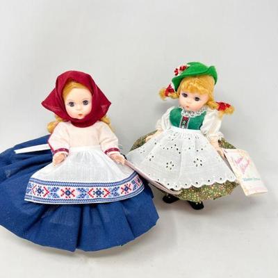 40 Two International Madame Alexander 7 inch Dolls