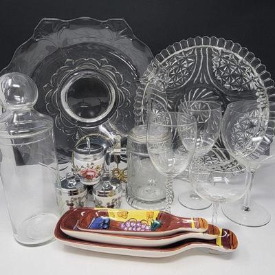 Stylish Dining Crystal Servers and More
