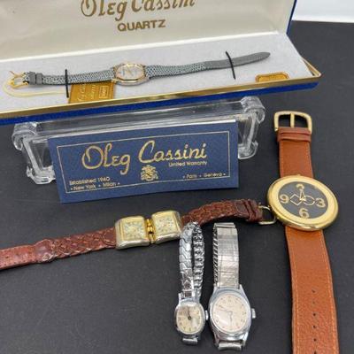 8 Oleg Cassini Timex Wristwatches and More