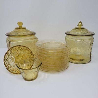 14 Amber Federal Glass and More