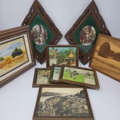 96 vintage framed art crombie rules vernon prints