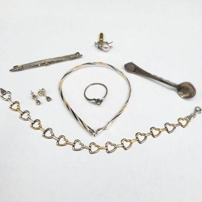 24 Sterling Silver with Opal Pearl