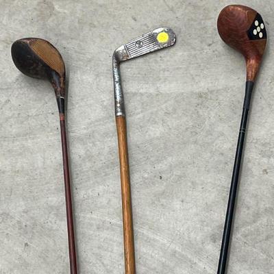 39 Wilson Wood Head Drivers Wood Shaft Iron Golf clubs