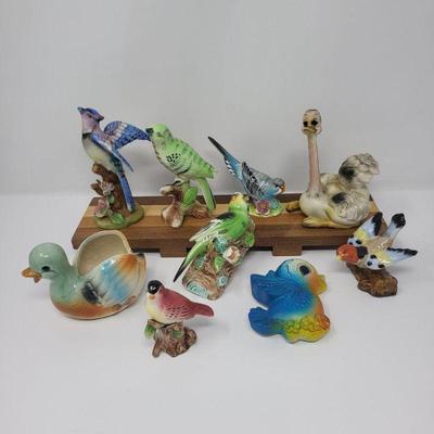 26 Vintage Porcelain Bird Figurines Japan