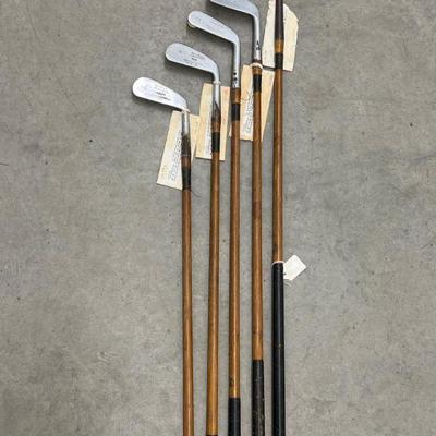 1 Hickory Bamboo Shaft Butchart Nicholls Co Golf Clubs