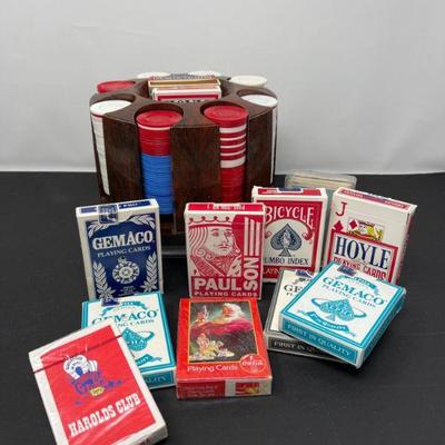 Chips vintage playing cards hoyle, gemaco more