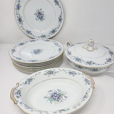 73 noritake violette 3054 japan